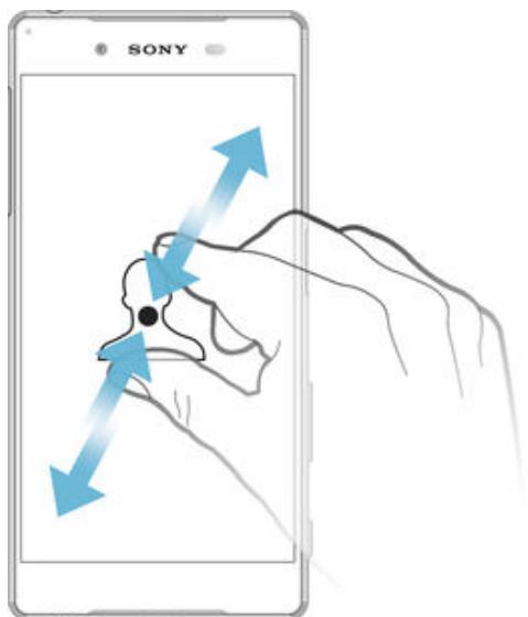 SONY Z5 - Pincement et écartement - 1