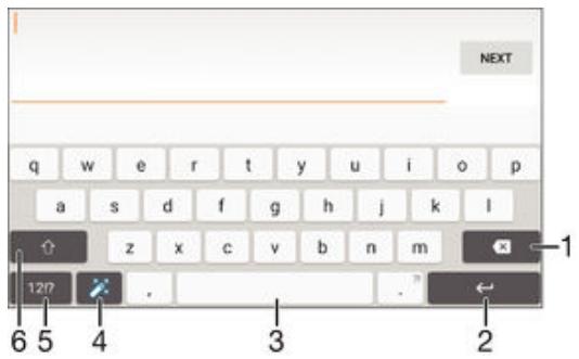 SONY Z5 - Clavier virtuel - 1