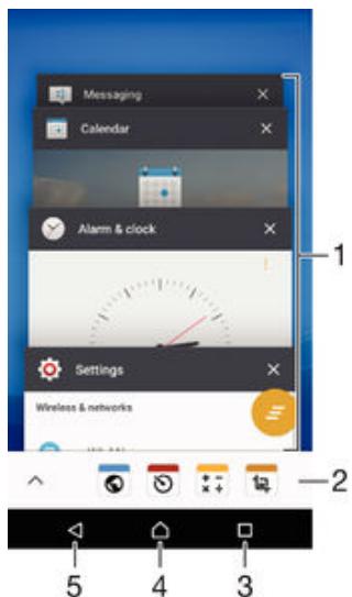 SONY Z5 - Parcourir les applications - 1