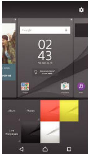 SONY Z5 - Arrière-plan et thèmes - 1