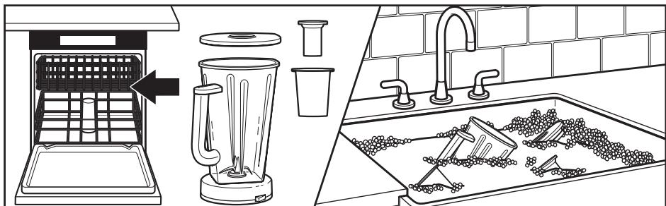 RITCHENAID HSB5080EFP4242998 - Nettoyage du blender/mixeur - 3