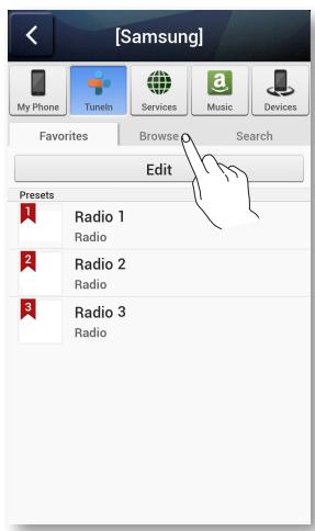 SAMSUNG WAM270 - Régler presets - 1