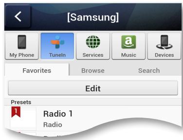 SAMSUNG WAM270 - Sélectionnez tuneln. - 1