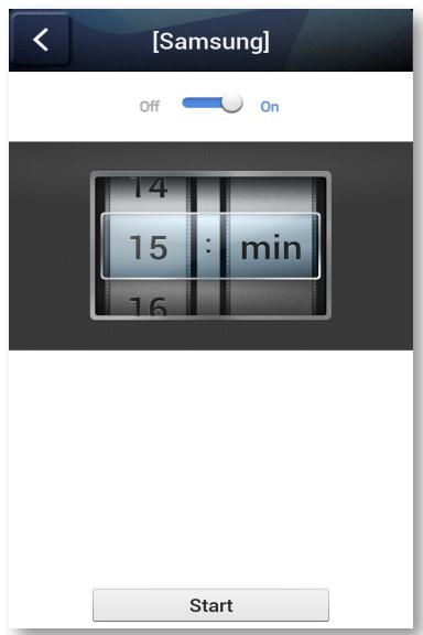 SAMSUNG WAM270 - Minuteur d'arrêt - 5