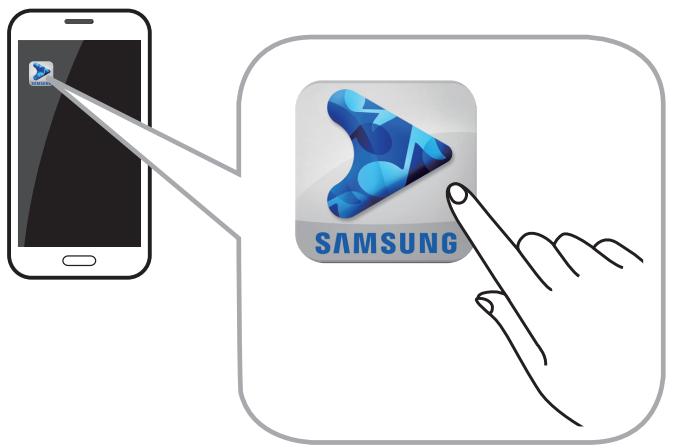 SAMSUNG WAM270 - Accéder à l'application samsung multiroom - 1