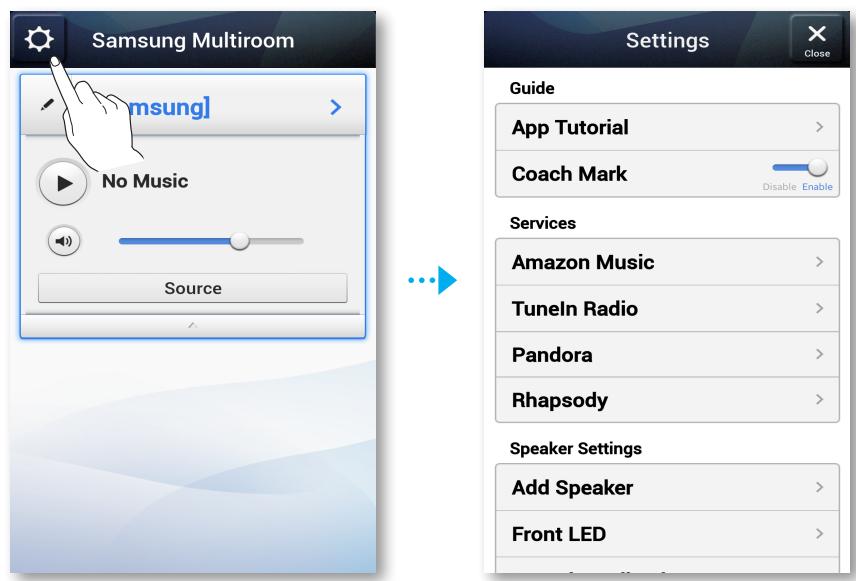 SAMSUNG WAM270 - Écouter de la musique depuis un périphérique sélectionné - 2