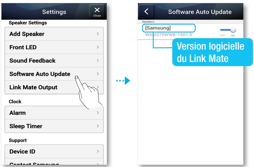 SAMSUNG WAM270 - Mise à jour automatique des enceintes - 1