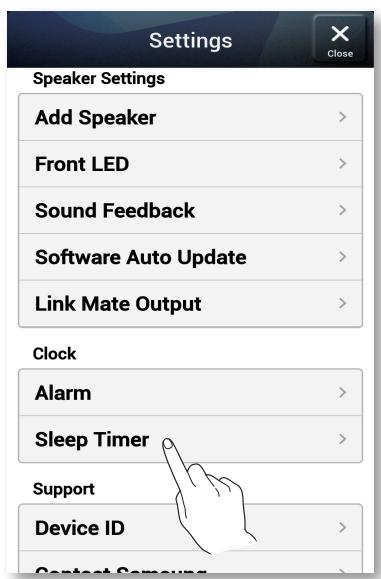SAMSUNG WAM270 - Minuteur d'arrêt - 1