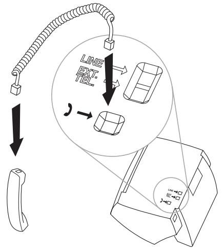 PHILIPS FAX J ET 325 - Du combiné - 1