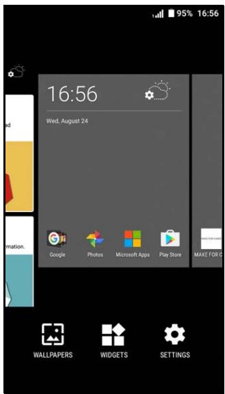 ACER Z6 WHITE / GOLD - Changer le fond d'écran - 1
