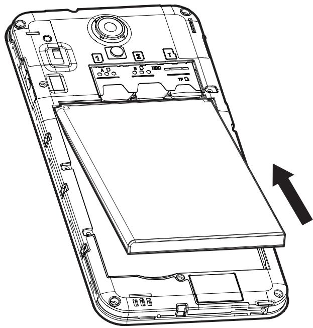 ACER Z6 WHITE / GOLD - Insérer les cartes SIM et la carte microSD - 3