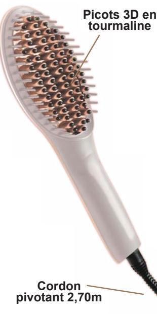 BEST OF TV Glam'Brush Platinum - MISE EN GARDE: Ne pas utiliser cet apparéil à proximité des baignoires, des douches, des lavabos ou autres recipients contenant de l'eau. - 1