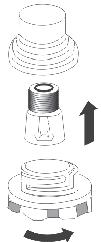 AMICA ACV3104X - Comment changer l'ampoule d'éclairage du four - 2