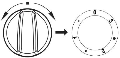 AMICA ACV3104X - Positions du bouton - 1