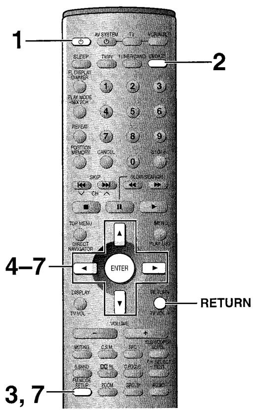 PANASONIC SC-HT850 - QUICK SETUP - 1