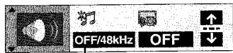 PANASONIC SC-HT850 - Appuyez sur [ , ] pour selectionner le menu audio. - 1