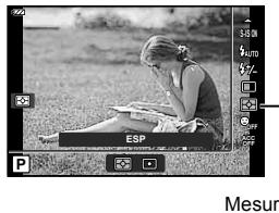 OLYMPUS TG-6 - Sélection de la mesure de la luminosité par l'appareil photo (Mesure) - 1