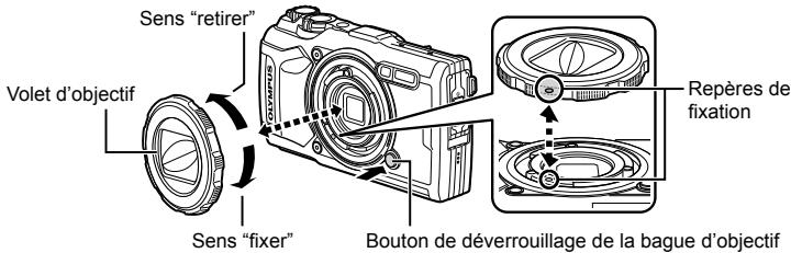 OLYMPUS TG-6 - Fixation et retrait des volets d'objectif - 1