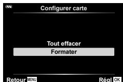 OLYMPUS TG-6 - Formater la carte - 5
