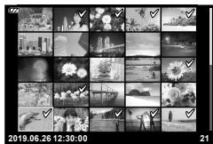 OLYMPUS TG-6 - Sélection d'images (O-n, Effacer sélection, Partage ordres choisi) - 2