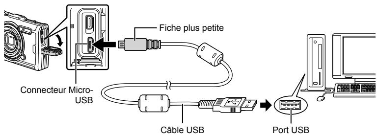 OLYMPUS TG-6 - Connexion de l'appareil photo à un ordinateur - 1