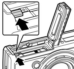 OLYMPUS TG-6 - Retrait de la batterie - 1