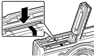OLYMPUS TG-6 - Retrait de la carte - 1