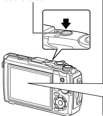 OLYMPUS TG-6 - Appuyez sur la touche ON/OFF pour allumer l'appareil photo. - 1