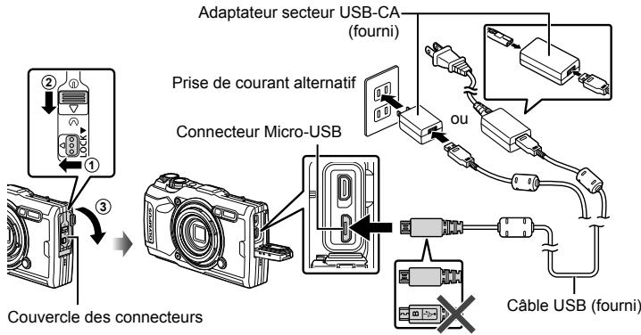 OLYMPUS TG-6 - Recharge de la batterie - 1