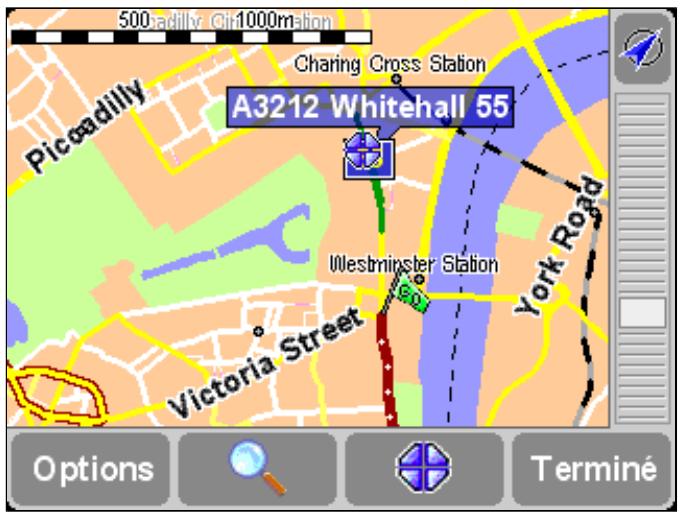TOMTOM RIDER - Fonctions du curseur - 2