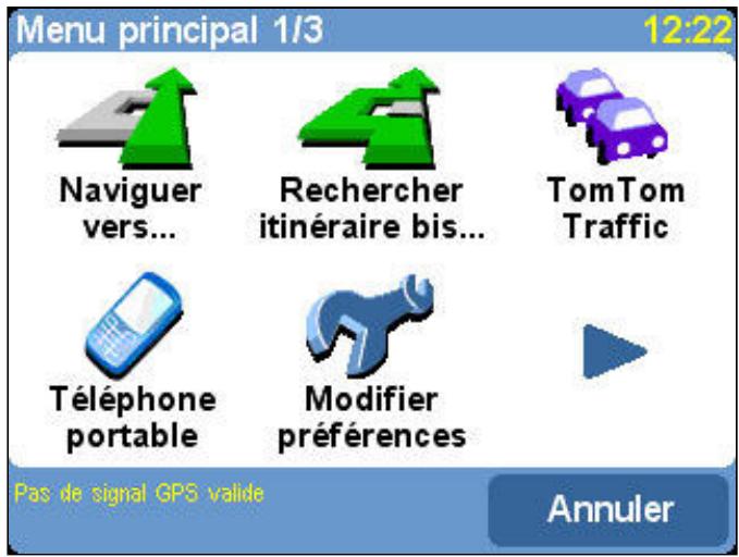 TOMTOM RIDER - Calcul d'un premier itinétaire - 1