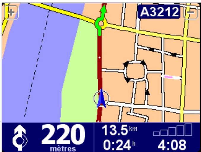 TOMTOM RIDER - Désactivation/activation de l'affichage 3D - 1