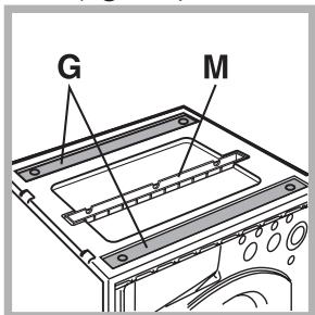 HOTPOINT CHWD 129 EU - Accessoires fournis pour le réglage de la hauteur. - 1