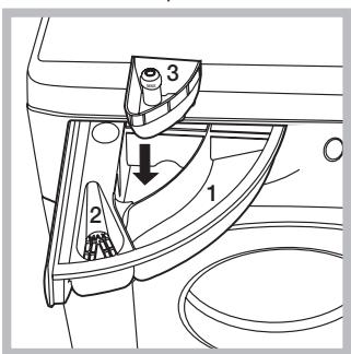 HOTPOINT CHWD 129 EU - Tiroir à produits lessiviels - 1