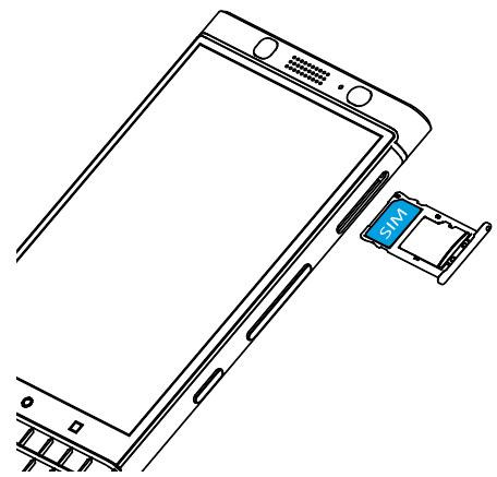 BLACKBERRY REYONE AZERTY BR - Insérer la carte SIM - 2