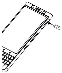 BLACKBERRY REYONE AZERTY BR - Retirer une carte multimédia - 1