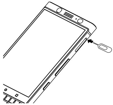 BLACKBERRY REYONE AZERTY BR - Insérer une carte multimédia - 1