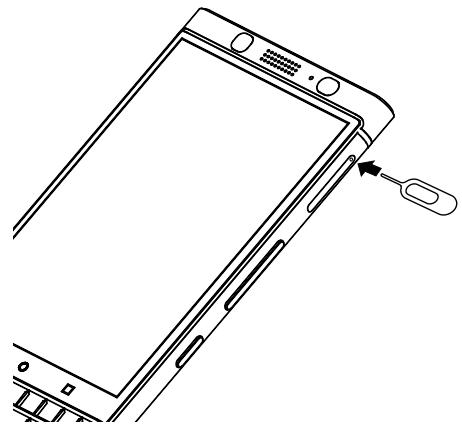 BLACKBERRY REYONE AZERTY BR - Insérer la carte SIM - 1