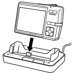 CASIO EX-Z600 - Posez-le sur la station USB. - 1