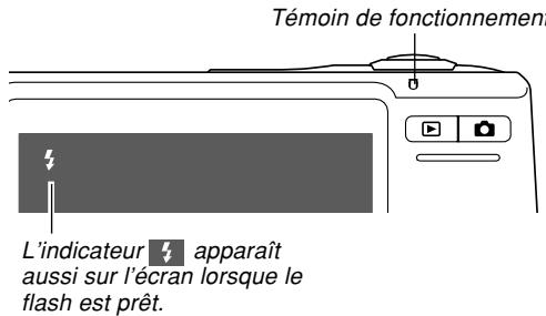 CASIO EX-Z600 - Etat du flash - 1