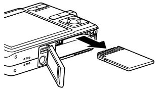 CASIO EX-Z600 - Remplacer la carte mémoire - 1