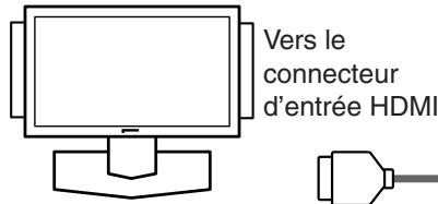 DENON DVD-1920 BKE2 - Raccordement à un téléviseur muni d'un port compatible HDMI - 1