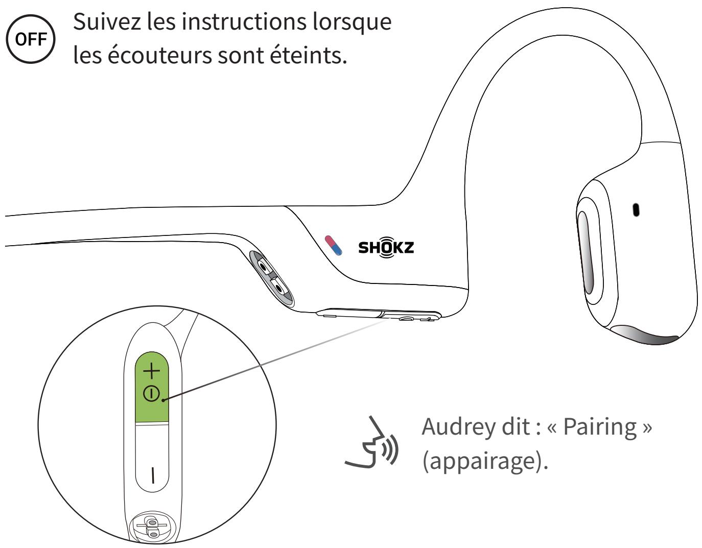 SHOKZ OpenRun Pro - Changer de langue - 1