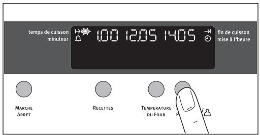 ARTHUR MARTIN FE 4416 ALU - Utilisation conjointe des fonctions temps de cuisson et fin de cuisson (départ différé arrêt automatique) - 2