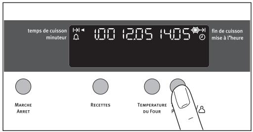 ARTHUR MARTIN FE 4416 ALU - Utilisation conjointe des fonctions temps de cuisson et fin de cuisson (départ différé arrêt automatique) - 3