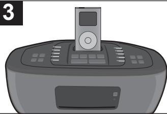 MEMOREX MI9490P - UTILISATION D'UN iPod AVEC CET APPAREIL - 2
