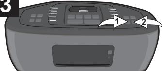 MEMOREX MI9490P - Pour régler l'égalisation (EQ) : - 1