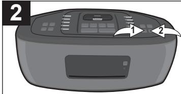 MEMOREX MI9490P - POUR RÉGLER LA MINUTERIE DE MISE EN VEILLE - 2