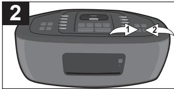 MEMOREX MI9490P - UTILISATION DE LA RADIO FM - 2