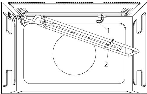 DARRY TEKAMICRO ONDEML 822 - Plafond du four - 1